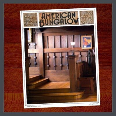 American-Bungalow-Magazine-image-the-stairway-of-the-author-of-Bungalow-the Ultimate-Arts-&-Crafts-Home