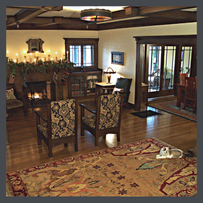 Box-beam-ceilings-in-a-bungalow