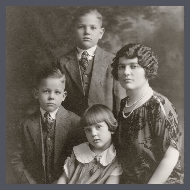 Historic picture of family