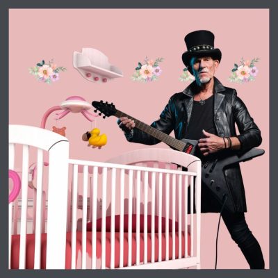 babys room with rock musician
