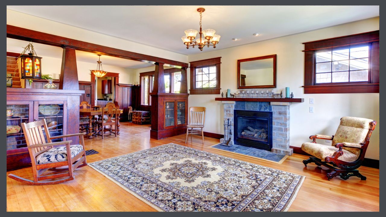 Interior of a bungalow