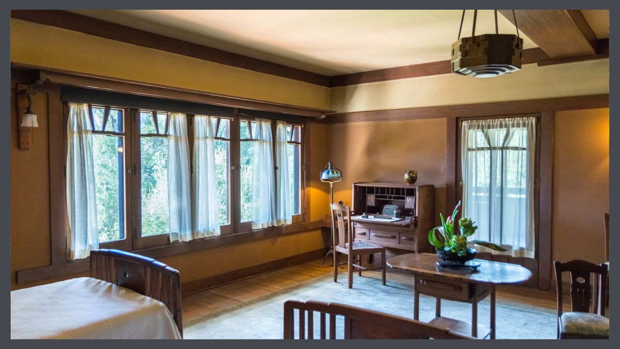 The Gamble House bedroom