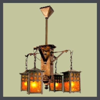 Antique Arts & Crafts lighting- chandelier