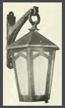 Craftsman magazine lighting lantern example