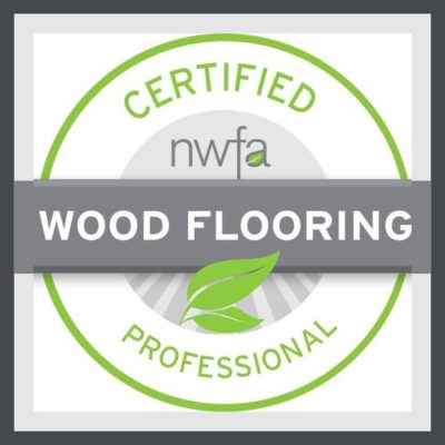 NWFA professional wood floor sander/finisher badge