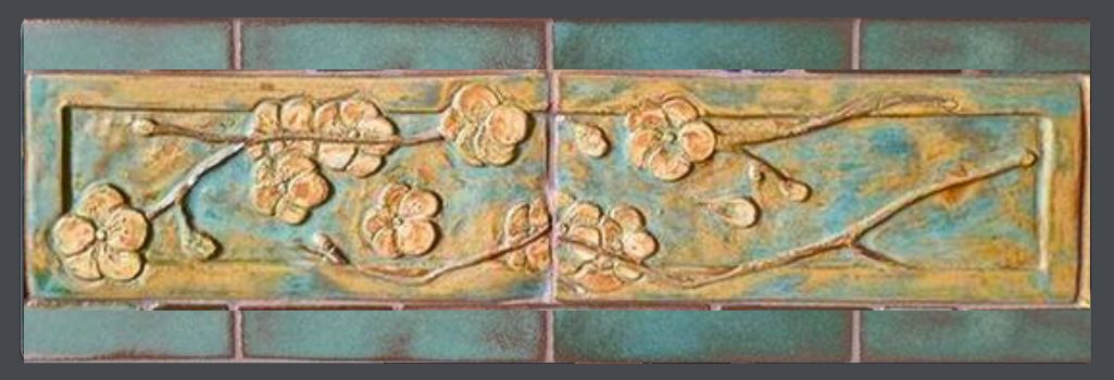 Bungalow tiles from Pasadena Craftsman